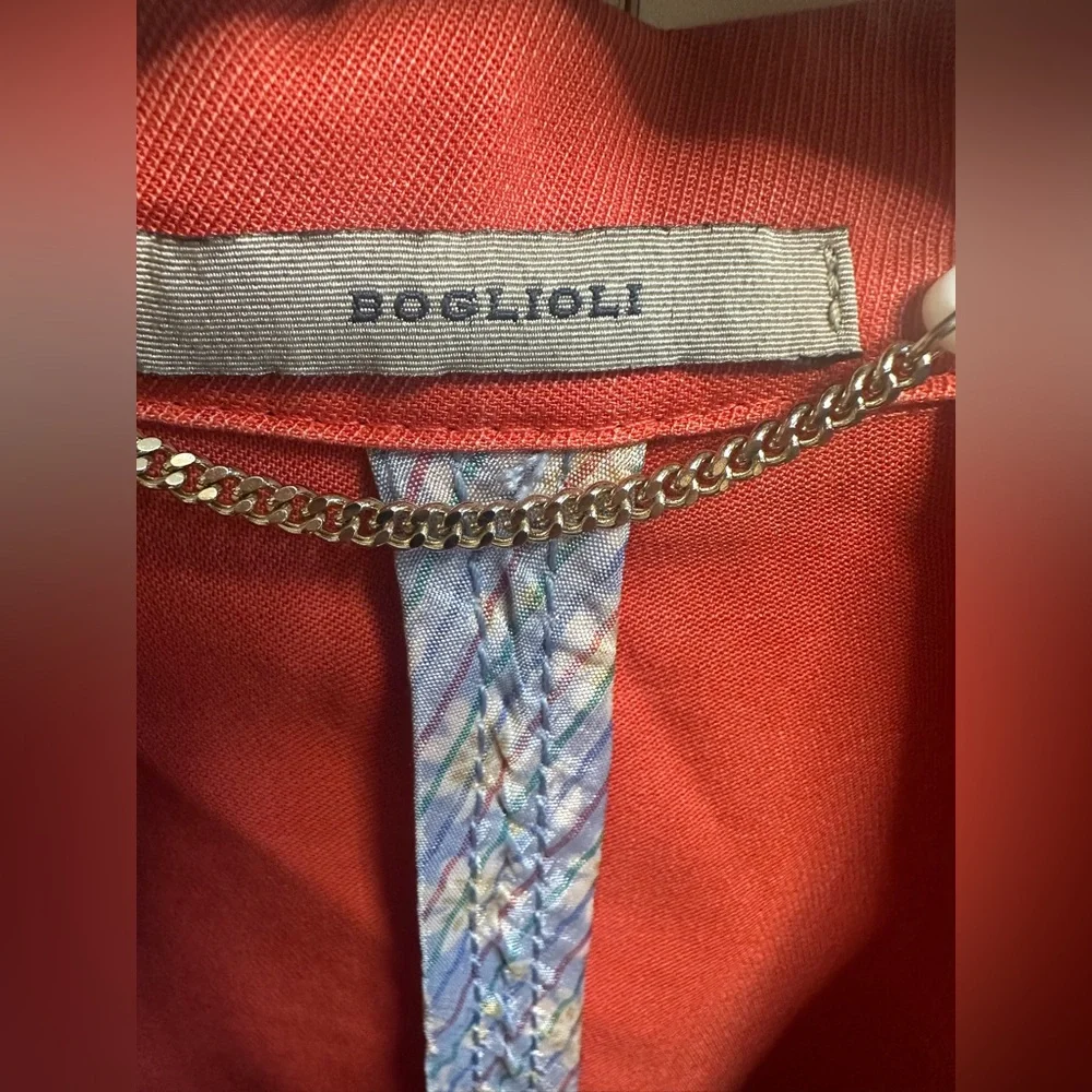 Boglioli Made in Italy Coral 💯Wool Coat, Unstructured Italian Tailoring, Size 8 - Picture 4 of 10